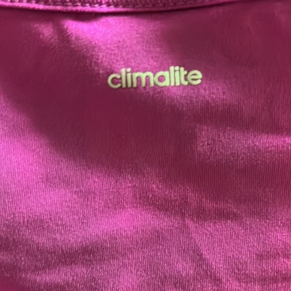 Adidas athletic top climalite, pink size small, climate cool, short sleeve - Picture 4 of 6